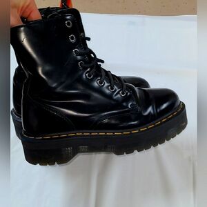 Dr. Martens Black Jadon platform Combat Boots Women 9 or Men 8 unisex